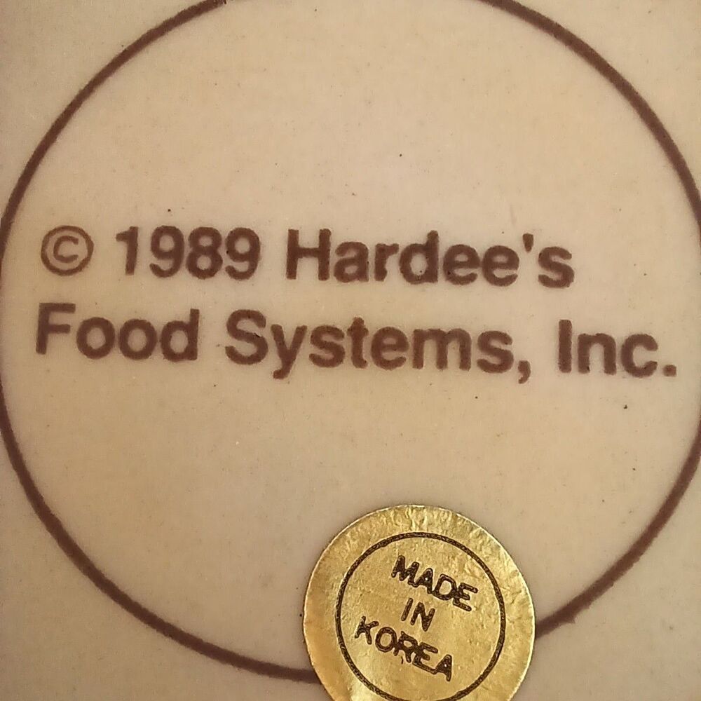 Hardee’s Vintage Coffee Cup Mug 1989 Rise and Shine Homemade Biscuits - Picture 4 of 5